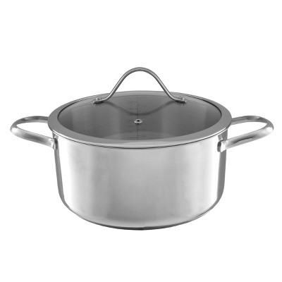 Shop American Kitchen Stainless Steel 6-Qt Stock Pot & Cover