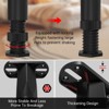 Aoibox Adjustable Bed Frame Support Legs 8.3-14.5 Inch Heavy Duty Furniture Feet for Bed Sofa Table Chair Set of 4 Rustproof - 3 of 4