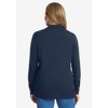 Jessica London Women's Plus Size Cotton Cashmere Collared Cardigan - 3 of 4