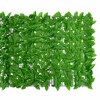 vidaXL Balcony Screen with Green Leaves 196.9"x39.4" - 4 of 4