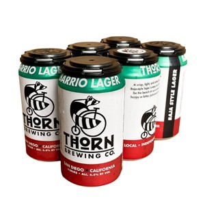 Thorn Barrio Lager Beer - 6pk/12 fl oz Cans - 1 of 2