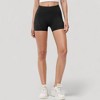 Anna-Kaci Active Women's High Waist Workout Shorts with Side Pockets and Seam-Contoured Fit for Flexible Movement - 2 of 4