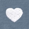 Dalix Mens Lil Heart Midweight Cotton Tee - 2 of 4