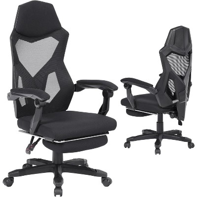 MaseiKar Ergonomic Office Chair, Office Computer Desk Chair with Footrest, Back Lumbar Support Flip-up 3D Armrest Executive Rolling Swivel Task Chairs