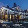 Itopfox 32.8ft 400 LED Icicle String Lights 8 Lighting Modes Waterproof Curtain Fairy Lights for Outdoor Indoor Christmas Decor 1 Pack - 3 of 4