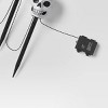 5ct 14.5" LED Halloween Pathway Lights with Timer Cool White Skull - Hyde and EEK! Boutique™: Outdoor Skeleton Decor, Battery Operated - 4 of 4