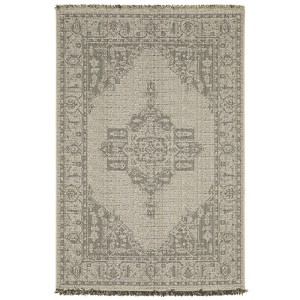 Oriental Weavers Gillian 5094X Beige/ Black Indoor/Outdoor Area Rug - 7'10" x 10' - 1 of 4