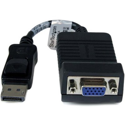 StarTech.com DisplayPort To VGA Adapter - Active - 1080p - DP to VGA Adapter - DisplayPort Male