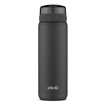 Ello Colby 40oz Stainless Steel Water Bottle - Black