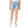 WallFlower Women's Fearless Curvy Denim Fashion Shorts High-Rise Insta Vintage Juniors - 2 of 3
