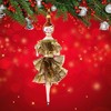 Italian Ornaments 7.25 In Brandy In Bronze Dress Ornament Italian Christmas Tree Ornaments - 2 of 4
