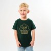 The Juniper Shop Stud Muffin Plain Youth Short Sleeve Tee - S - Forest - 2 of 4