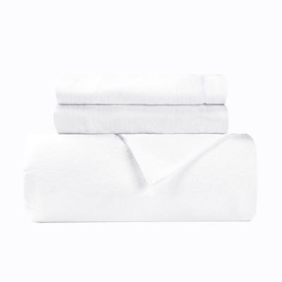 Flannel Cotton Modern Solid Fuzzy Duvet Cover Set With Pillow Shams by Blue Nile Mills