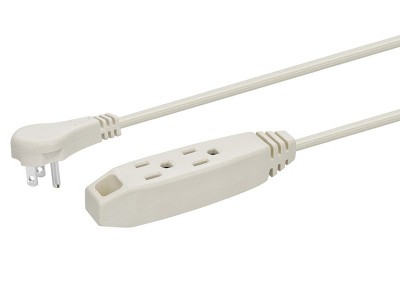 Stanley Extension Cord 6 Feet 3 Plug White, Lighting