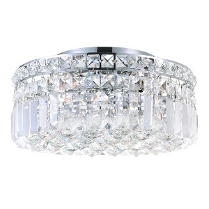 CWI Lighting Colosseum 4 Light Flush Mount With Chrome Finish - 1 of 4