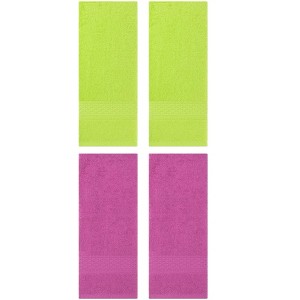 Unique Bargains Bathroom Durable Lightweight Quick Drying Cotton Hand Towel 4 Pcs - 1 of 4