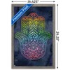 Trends International Brigid Ashwood - Rainbow Hamsa Framed Wall Poster Prints - 3 of 4
