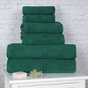 Ribbed Cotton Highly Absorbent Medium Weight Bath Towels, Set of 3 by Blue Nile Mills - 2 of 4