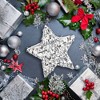 Sparkle and Bash Silver Foil Star Pinata for Kids Birthday, Twinkle Twinkle Little Star Gender Reveal Party Decorations (Small, 13 x 13 x 3 In) - 3 of 4