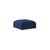 Meridian Furniture,Miramar Durable Linen Textured Ottoman - 4 of 4