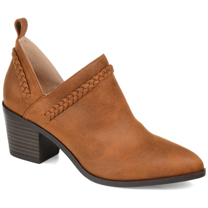 Journee Collection Womens Sophie Pull On Stacked Heel Booties, 1 of 11