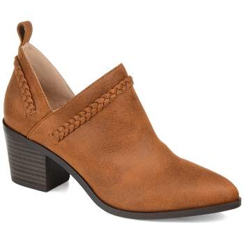 Journee Collection Womens Sophie Pull On Stacked Heel Booties