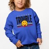 The Juniper Shop SmileyWorld Little Trouble Toddler Sweatshirt - 3 of 4