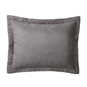 BrylaneHome BH Studio Reversible Quilted Sham - 1 of 4