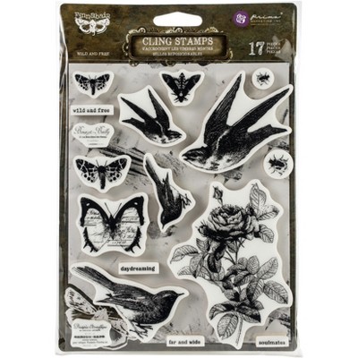 Finnabair Cling Stamps 6"X7.5"-Wild & Free