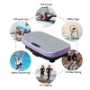 SEVOBAL Exercise Trainers Whole Body Vibration Trainer, Oscillating Exercise Board, Slimming Workout Station for All Adults, Purple, 22.1"*13.8"*6.1" - 3 of 4
