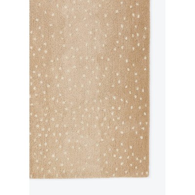 Savannah Whisper Hand-Tufted Wool Rectangular Rug in Beige