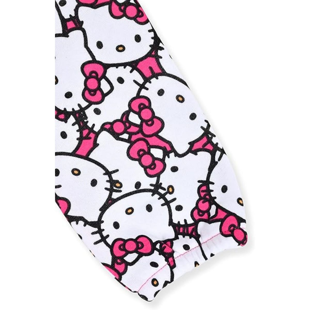 Hello Kitty Little Girls' 2-Piece Fleece Crew Neck Sweatshirt and Jogger Set - thumbnail 4