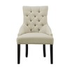Set of 2 Haeys Tufted Upholstered Dining Armless Chairs - Alaterre Furniture - 2 of 4