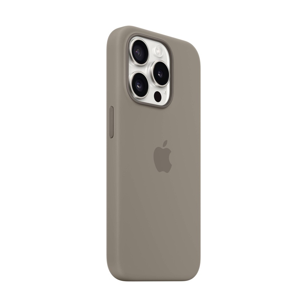 Photos - Case Apple iPhone 15 Pro Silicone  with MagSafe - Clay 