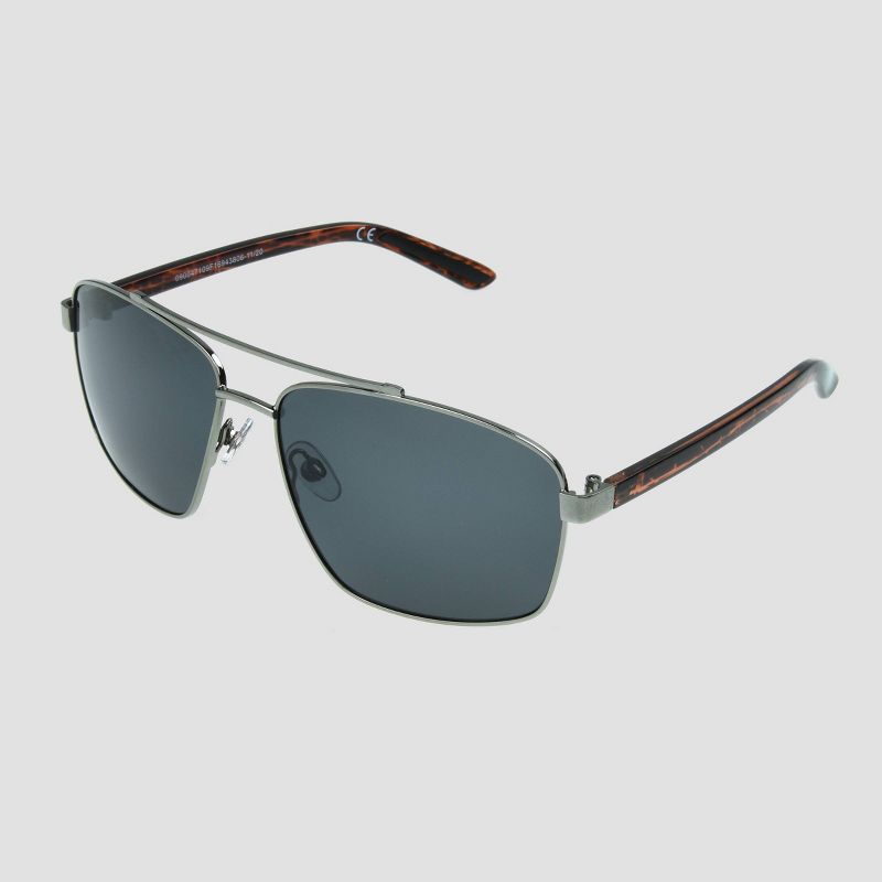 Men&#39;s Aviator Sunglasses - All In Motion&#8482; Gray, 4 of 5