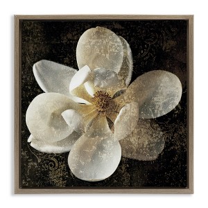 Stupell Industries Rustic Patterned Magnolia, 18" x 18" - 1 of 4
