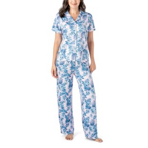 Hello Mello Women's Signature Lounge Top and Pants, 2-Piece Pajama Set - 1 of 4