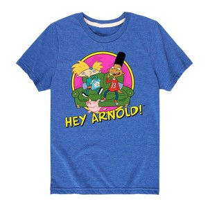 Boys' - Hey Arnold! - Arnold and Friends Short Sleeve Graphic T-Shirt - 1 of 4