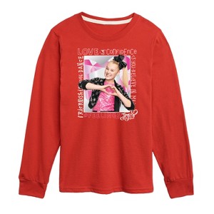 JoJo Siwa #Feeling Long Sleeve Graphic T-Shirt - Red - 2T - 1 of 3