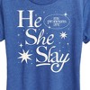 Women's - Instant Message - He She Slay Short Sleeve Graphic T-Shirt - 2 of 4