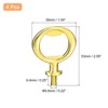 Unique Bargains Zinc Alloy Screw Flat Beer Soda Bottle Opener for Home Party 4 Pcs - 2 of 4