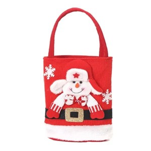 Christmas Decorations Gift Bag Kids Candy Tote Bag - 1 of 4