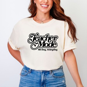 Simply Sage Market Teacher Mode Everyday Garment Dyed Tee - 1 of 4