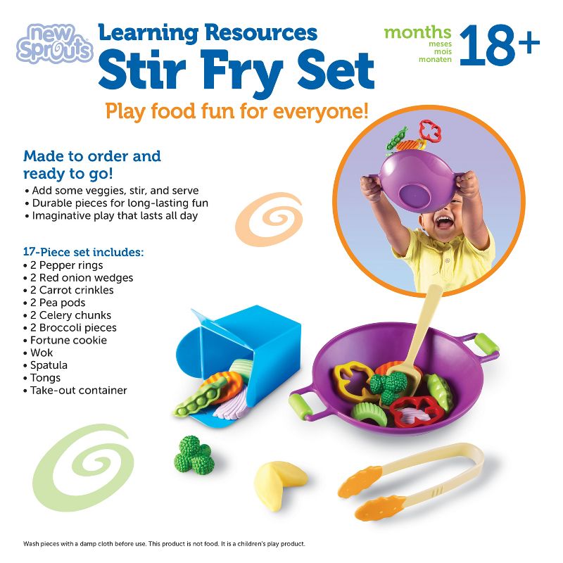 Learning Resources New Sprouts Stir Fry Set, Ages 18 mos+, 5 of 7
