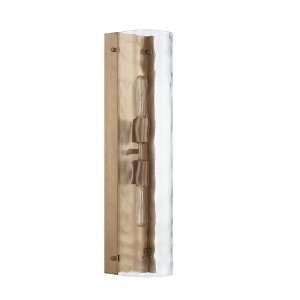 Capital Lighting Lyra 2 - Light Wall Light in  Aged Brass - 1 of 3
