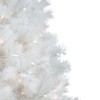 Northlight Pre-Lit White Alaskan Pine Artificial Christmas Tree - 6.5' - Warm White LED Lights - image 4 of 4