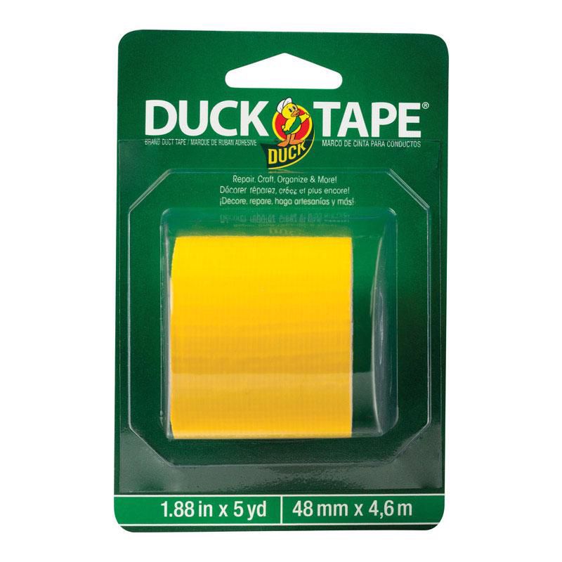 Duck 1.88 in. W X 5 yd L Yellow Solid Duct Tape, 1 of 2