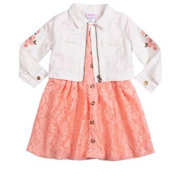 Little Lass Baby Girl 2-Piece Dress & Jacket Set