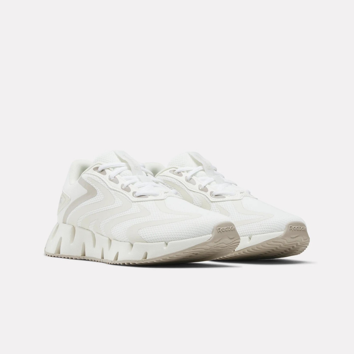 Обувь Reebok Zig Rise Size 7 Chalk/Alabaster/Mineral Grey, цвет: Серый — фото 4