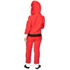 Tipsy Elves Kids Santa Jumpsuit With Fur - Cute Red One-Piece Christmas Pajamas for Kids - 2 of 2